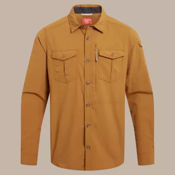 Craghoppers NosiLife Adventure LS Shirt III - Deep Henna, L méret
