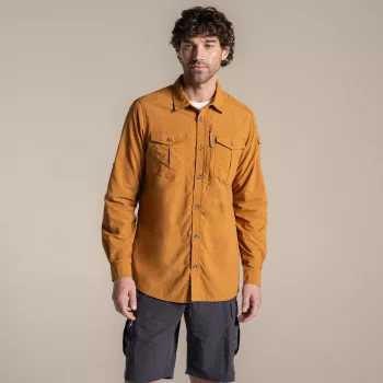 Craghoppers NosiLife Adventure LS Shirt III - Deep Henna, L méret