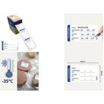 Avery fagyasztócímkék, 65 x 35 mm, fehér, lekerekített sarkú, tartósan tapadó, írható, 450 címke (ETICOLD.DE)
