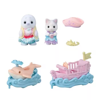 EPOCH Sylvanian Families vidámpark hullámlovas játékszett