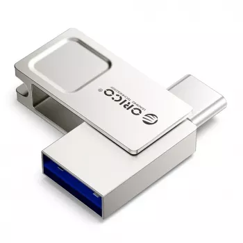 ORICO U301 256GB Dual USB-A USB-C 3.2 Gen 1 flash meghajtó ezüst