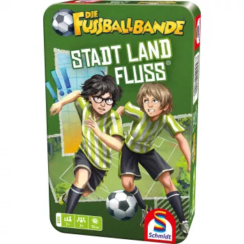 SCHMIDT SPIELE DIE FUSSBALLBANDE: város, ország, folyó – futball szójátékos blokk