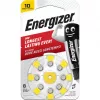 Energizer 10 (PR70) cink-levegő hallókészülék-elemek, 1,45 V, 8 darabos csomag