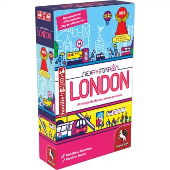 PEGASUS Next Station London – Flip-and-Write társasjáték, 1–4 játékos, 8 éves kortól