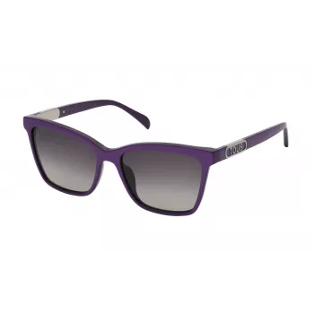 TOUS STOC20-560915 női napszemüveg – fekete acetátkeret, szürke lencsék, 56/17/140 mm