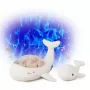 Cloud B Tranquil Whale alvási segédeszköz-készlet vetítővel és csörgővel - fehér