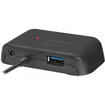 Speedlink Snappy Evo USB-C - 4 portos USB 3.0 hub (SL-140202-BK)