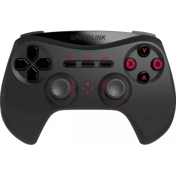 Speedlink Strike NX vezeték nélküli gamepad PC/PS3-hoz, fekete (SL-650100-BK-01)