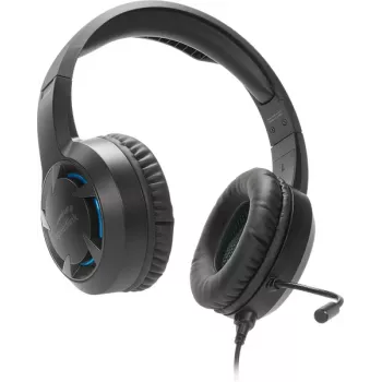SPEEDLINK SL-450305-BK vezetékes on-ear gamer headset zajszűrő mikrofonnal, USB-A, 30 mm-es meghajtó, 1,8 m kábel, fekete