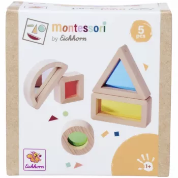 Eichhorn Montessori ablaképítő kockák