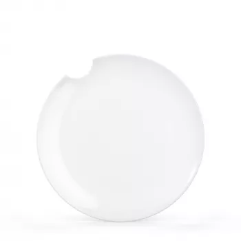 FIFTYEIGHT 2 evőtányér harapott peremmel 28 cm fehér