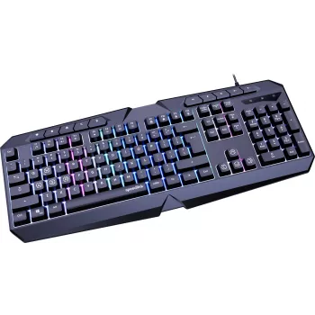 Speedlink Ludicium RGB Rainbow billentyűzet, US kiosztás (SL-670004-BK-US)
