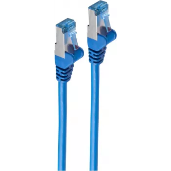 Shiverpeaks Cat.6A S/FTP patchkábel, RJ45, 0,5 m, kék, LSZH, PIMF