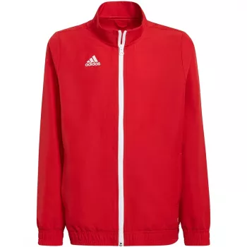 adidas Entrada 22 bemutatódzseki piros H57540 (152 cm) – ifjúsági futballkabát