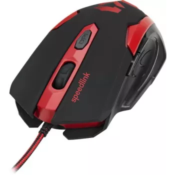 Speedlink Xito vezetékes játékegér, 5 gomb, 3200 DPI (SL-680009-BKRD)