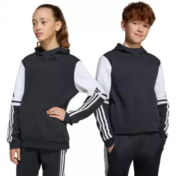 adidas Squadra 25 gyerek kapucnis pulóver fekete JE2768 140cm