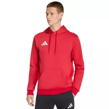 adidas Entrada 26 férfi piros kapucnis pulóver - M méret (JZ6576)