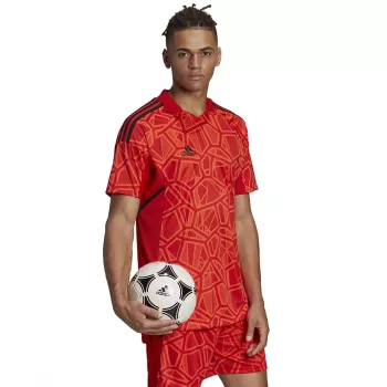 ADIDAS Condivo 22 férfi kapusmez rövid ujjú piros H21238