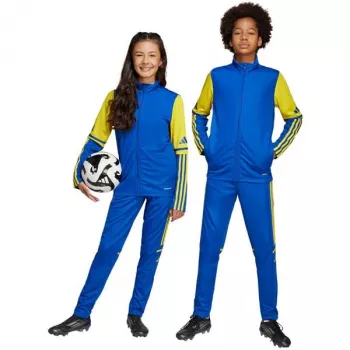 adidas Squadra 25 gyerek edzőnadrág - kék/sárga - 152 cm méret (JP3154)