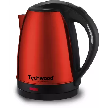 Techwood TBI-1855 vezeték nélküli rozsdamentes acél vízforraló, 1,8 L (TBI-1855)