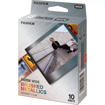 Fujifilm Instax Wide azonnali film 10 felvétel, Brushed Metal