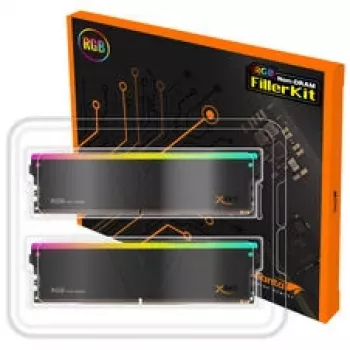 V-Color Manta XSky RGB kitöltő készlet DDR5-höz, DRAM nélkül, ARGB - Dual-kit, fekete