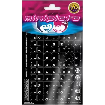 Kolm Lõvi Minipicto észt billentyűzet-matrica (KB-UNI-EE01-BLK)