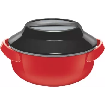 Milton Microwow 1000 termosz lassúfőző, 0,82 L, piros (MT-6491-P)