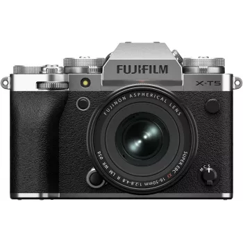 Fujifilm X-T5 / XF16-50mm F2.8-4.8 R LM WR tükör nélküli rendszerfényképezőgép szettben, ezüst (16939461)