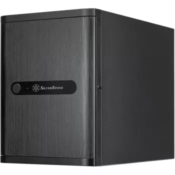 SilverStone Technology SST-CS240 fekete Mini-ITX NAS-ház 4 hot-swap fiókkal