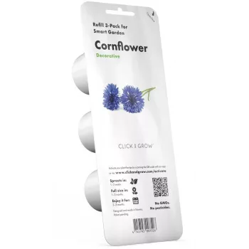 Click & Grow búzavirág növénykapszulák Smart Gardenhez, 3 darabos csomag (SGR36X3)