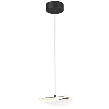 Milali függőlámpa 19 cm fekete E27 fém