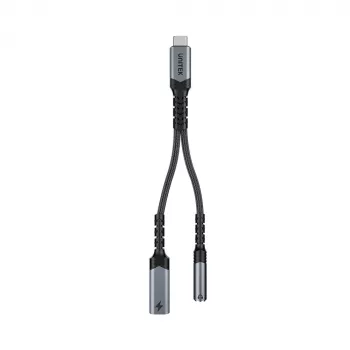 UNITEK USB-C – 3,5 mm audio adapter PD-vel