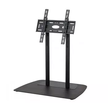 B-TECH AV SYSTEM X - univerzális alacsony padlóállvány lapos képernyőkhöz (VESA 600 x 400) - 0,75 m Ø50 mm oszlopok