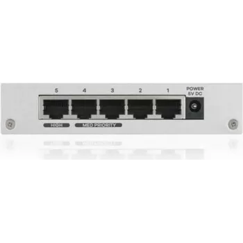 DSIT Zyxel GS105B 5 portos Gigabit Ethernet nem menedzselt asztali switch