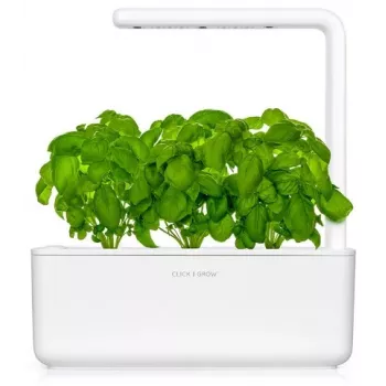 Click & Grow The Smart Garden 3 beltéri fűszerkert LED növekedési fénnyel, fehér