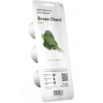 Click & Grow Smart Garden utántöltő csomag zöld mángold, 3 növénykapszula (SGR64X3)