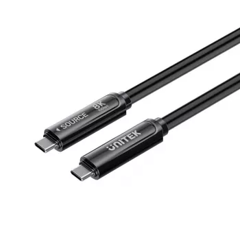 Unitek USB-C aktív optikai kábel 10Gbps PD60W 8K@30Hz 12m fekete