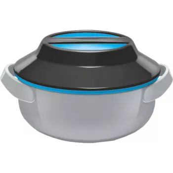 Milton Microwow 1000 hőszigetelt párolóedény, 0,82 L, kék (MT-6491)