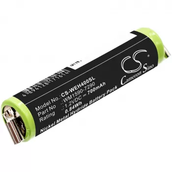 Cameron Sino Ni-MH csereakkumulátor Wella Bella Super Chromini, Contura, Moser Chromini, Wahl Super Taper és további készülékekhez (1,2V, 1500mAh, WM1590-7290)