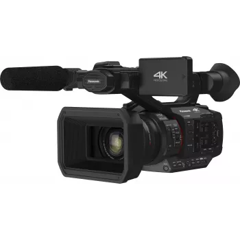 Panasonic HC-X2E 4K Ultra HD profi kamerakészülék 20x Leica Dicomar objektívvel, 5 tengelyes Hybrid O.I.S.+-szal, dupla XLR-bemenettel, 3G-SDI-vel, Wi-Fi-vel, dupla SD-kártyahellyel