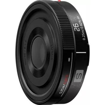 Panasonic Lumix S 26mm f/8 pancake objektív (MF) (S-R26E)