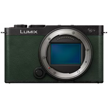 Panasonic Lumix DC-S9E-G full frame rendszerfényképezőgép 24,2MP CMOS-érzékelővel, 5 tengelyes képstabilizátorral, 6K videóval, L-mounttal, sötét olívzöld