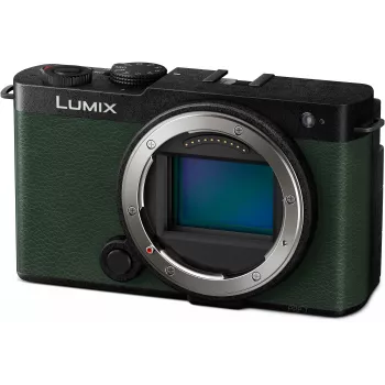 Panasonic Lumix DC-S9E-G full frame rendszerfényképezőgép 24,2MP CMOS-érzékelővel, 5 tengelyes képstabilizátorral, 6K videóval, L-mounttal, sötét olívzöld