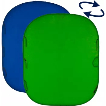 Manfrotto chromakey háttér 1.8 x 2.1 m, kék/zöld (LL LC5987)