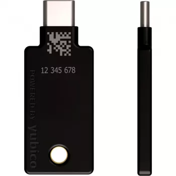YubiKey 5C NFC biztonsági kulcs (fekete/arany, 2 darabos csomag)