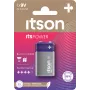 ITSON 6LR61IPO/1CP alkáli 9V elem (6LR61, PP3, 1 csomag) – higanymentes, 5 év tárolhatóság