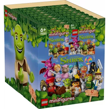 LEGO Bricks minifigurák 71053 Shrek sorozat (BOX) - 36 vakcsomag, gyűjtőfigurák, display-doboz