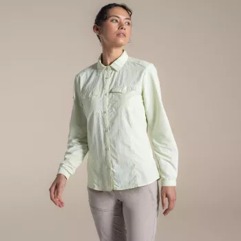 Craghoppers NosiLife Adventure LS Shirt III női utazóing - Pear Drop, S méret