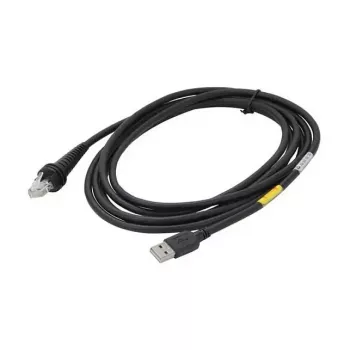 Honeywell CBL-500-300-S00-07 USB tápkábel, 3m, fekete, Type-A - Type-B, 5V